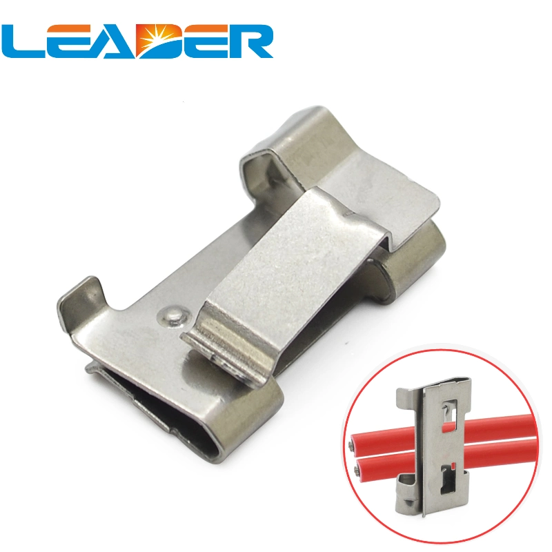 Stainless Steel Solar PV Cable Clip/Clamp for 2 PV Solar Cable Wire Solar Cable Fastener Wire Clamp Cable Organizer