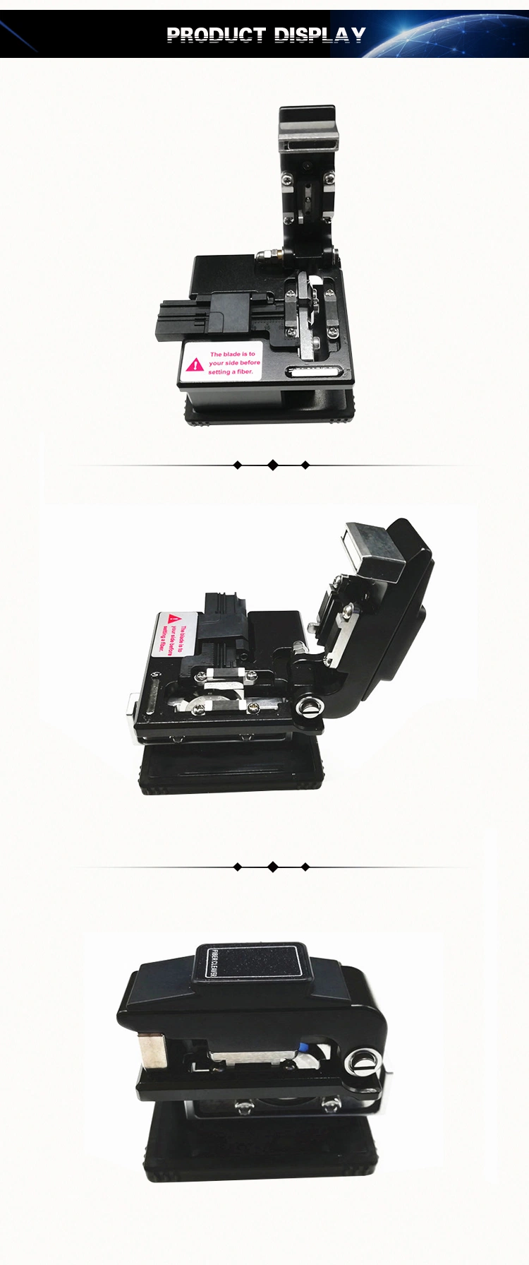 High Precision Blades Optical Fiber Cutters /Cleaver for FTTH FTTB FTTX Network/Fiber Optic Cutting Tool