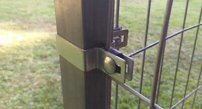 Metal Fence Clips Accessories, Clamps for Wire Mesh Fence Post