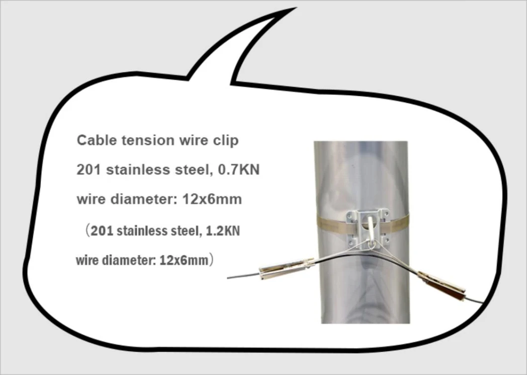 Gcabling Fiber Optic Clamp Tension Clamp for FTTH Drop Cable