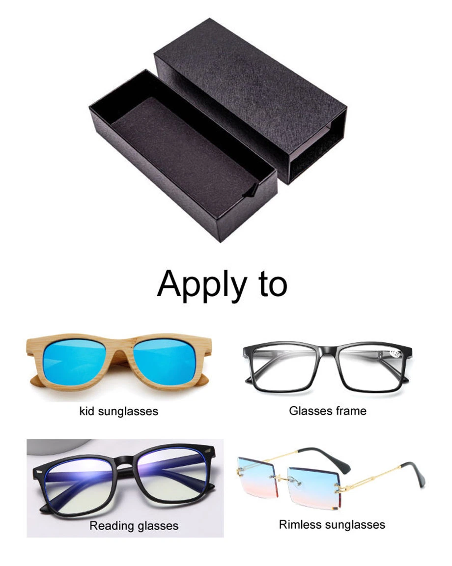 Hot Sale Fashion Custom Leather Optical Glasses Sunglasses Case