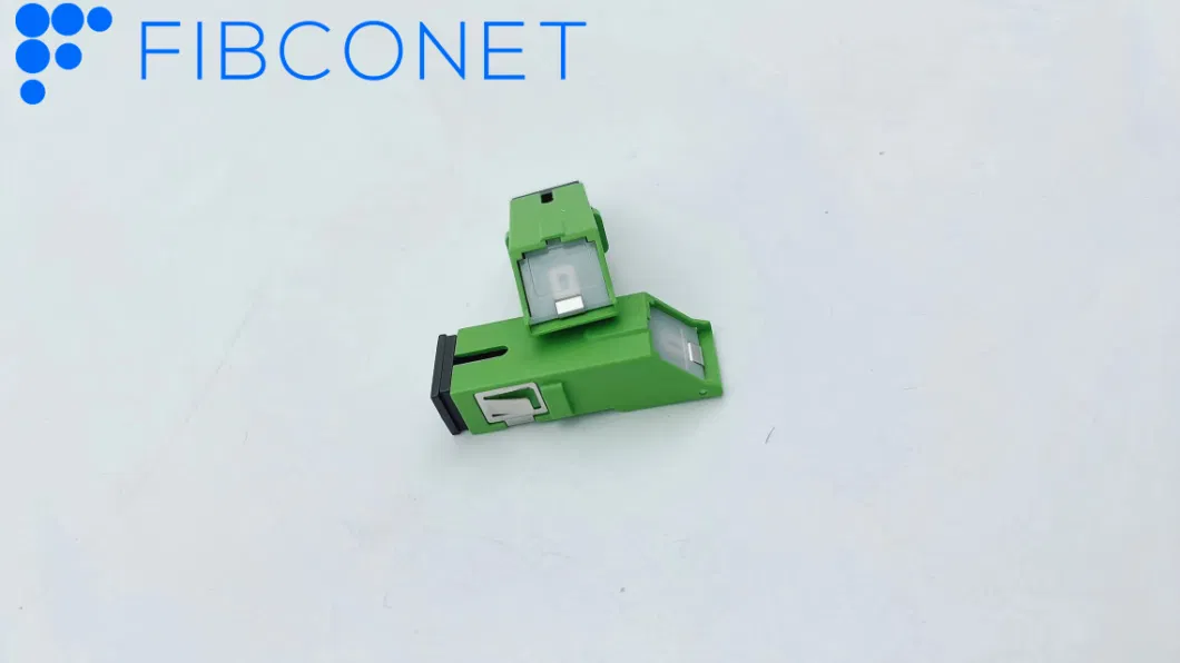 New Design Inner Shutter Fiber Optic Adapter with Sc/APC