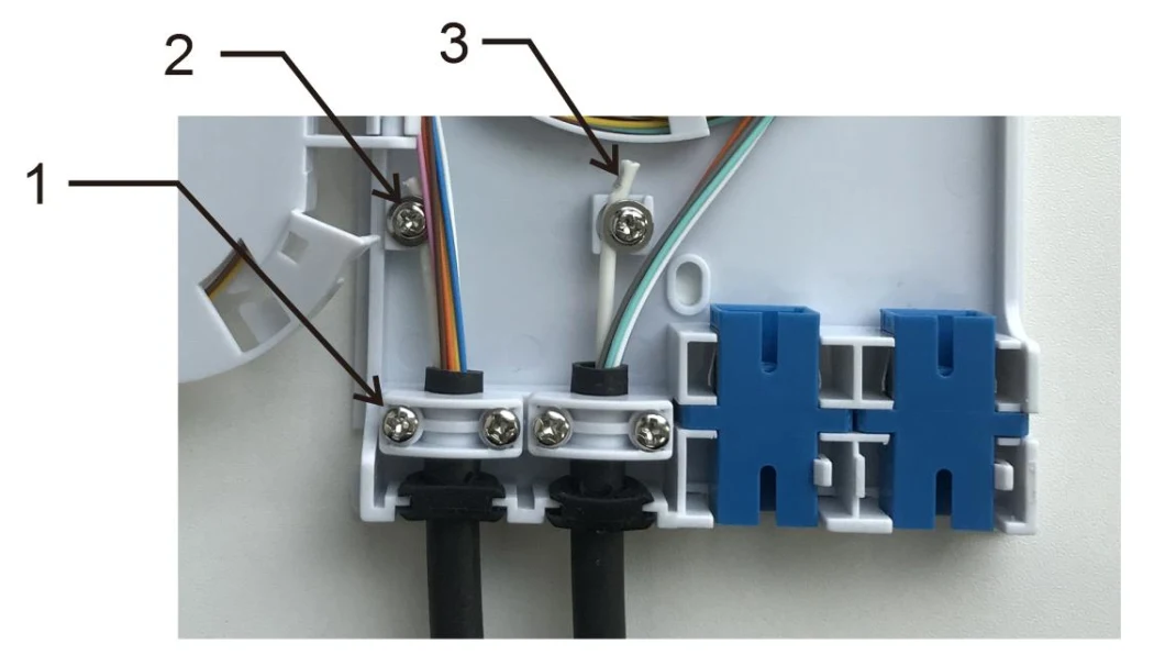 Small Plastic Fiber Optic Terminal Box for Fiber Splicing, Connection, and Distribution