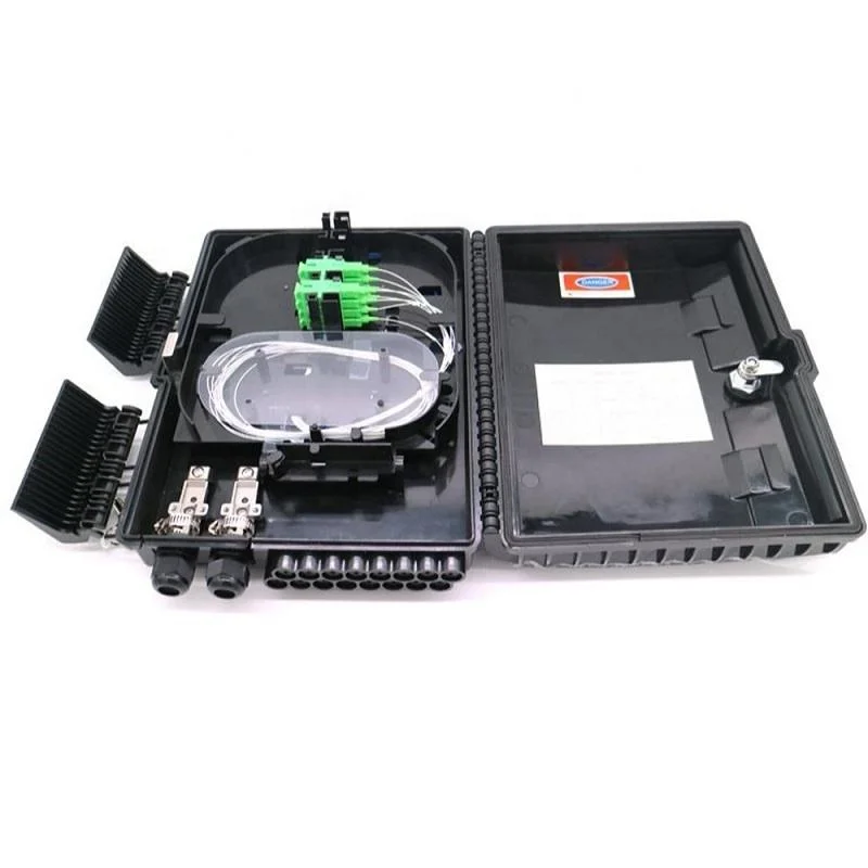 16 Core FTTH Optical Fiber Cable Distribution Box Fiber Termination Box