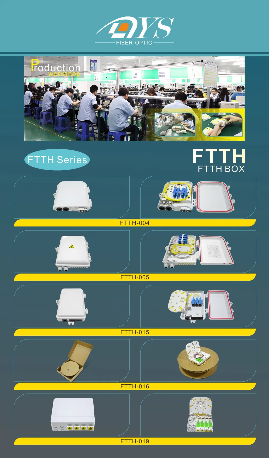 Good Price Small 2 Port Fiber Optic Patch Panel Terminal Box