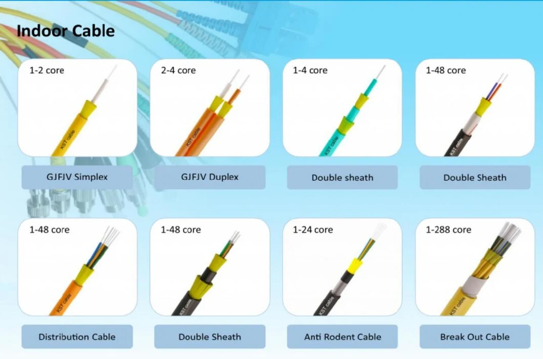 Adds Cable Directly FTTX FTTH Multicore Single Mode Self G652D G657A1 Optic Fiber Cable