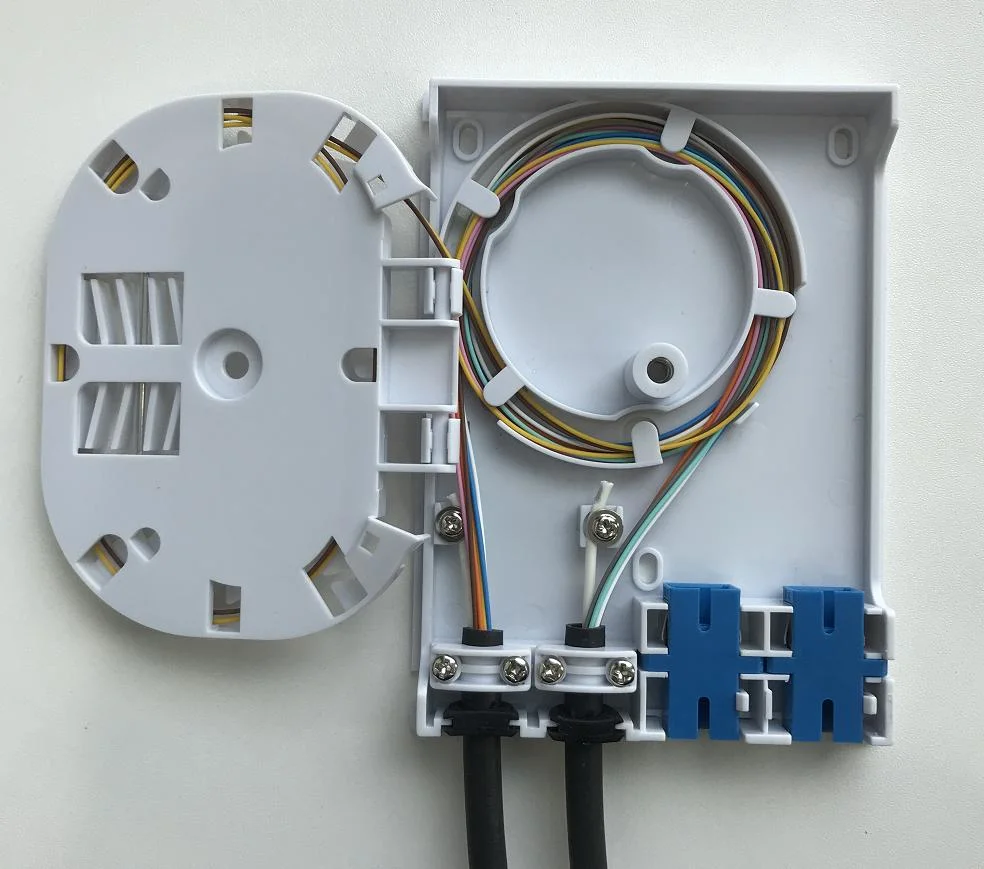 Small Plastic Fiber Optic Terminal Box for Fiber Splicing, Connection, and Distribution