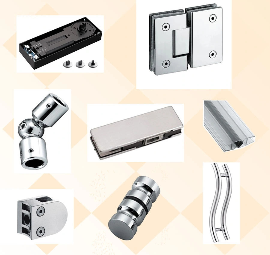 Stainless Steel Concealed Cross European Folding Door Hinge for Furniture Hardware Wardrobe