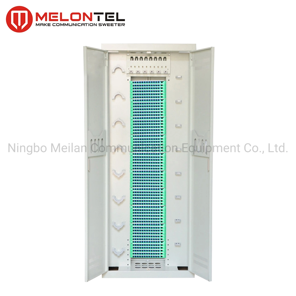 Fiber Optic Distribution 576/720 Core Floor Type Optical Cross Connection Distribution Telecom Street Cabinet