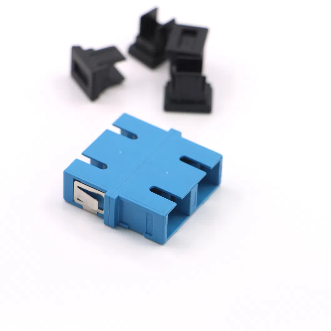 FTTH Sc APC/Upc Duplex Singlemode Multimode Fiber Optic Coupler Adapter with/Without Flange