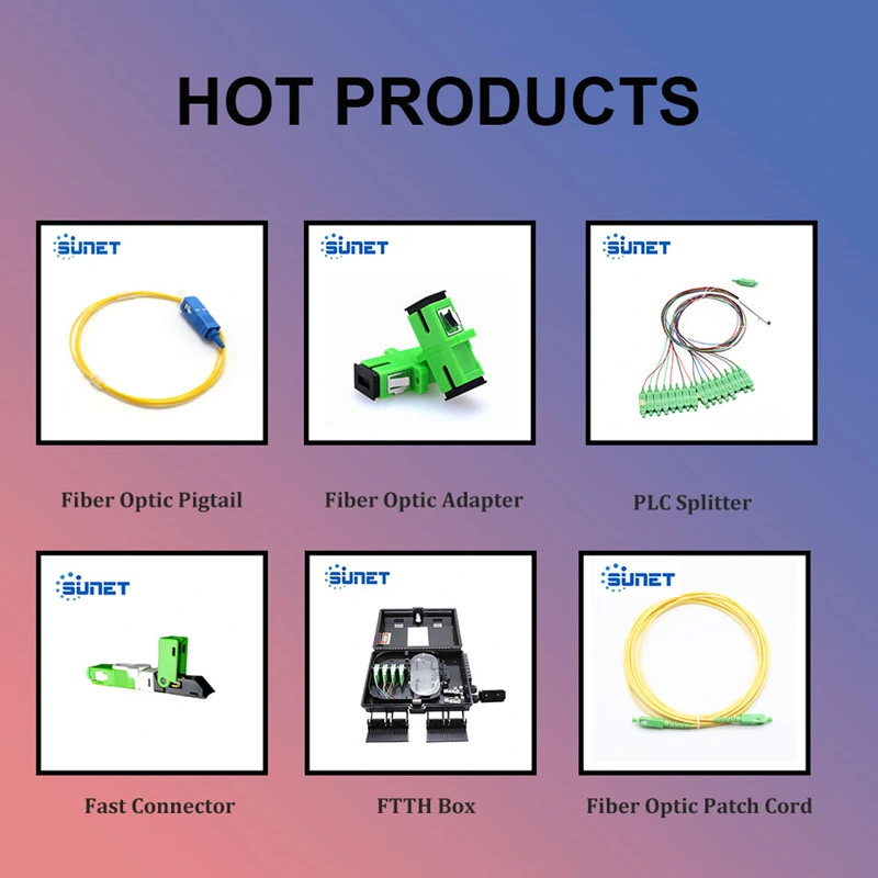 Optic Without Flange Adapter Coupler Sc Type Simplex Simplex APC Upc Fiber Optic Adapter