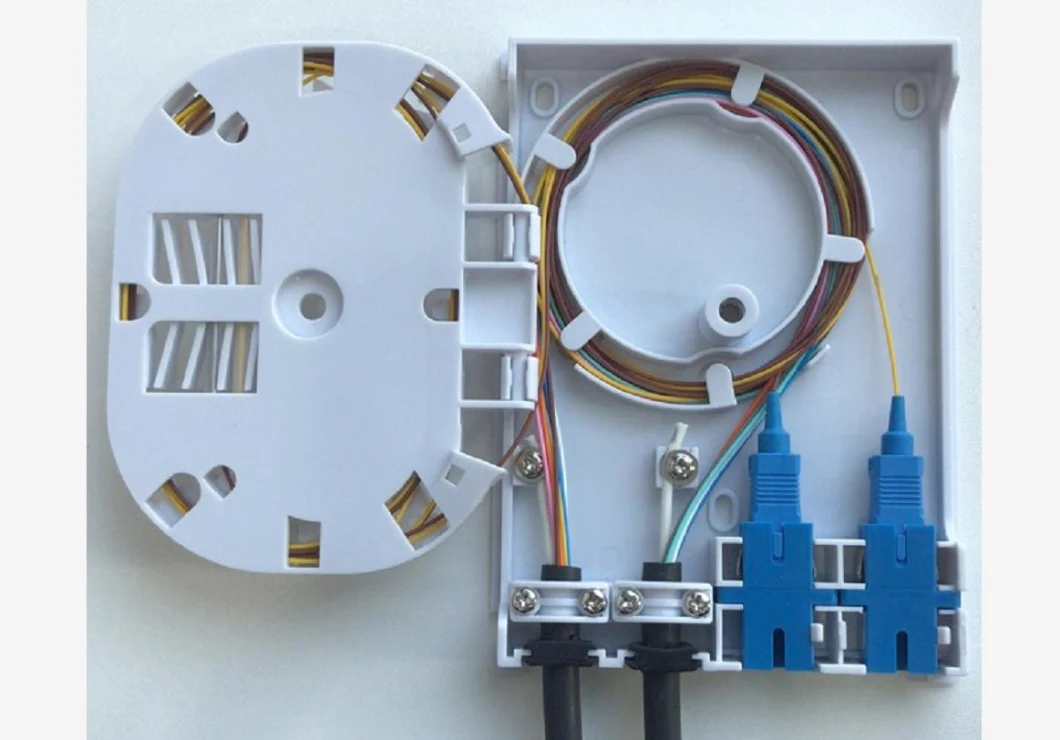 Small Plastic Fiber Optic Terminal Box for Fiber Splicing, Connection, and Distribution