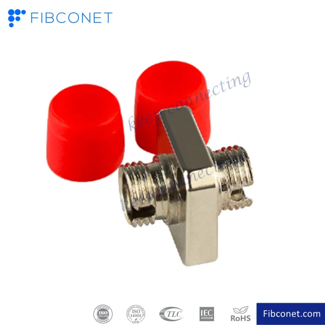 FTTH Fiber Coupler Adaptor FC to FC APC Sm Sx Fiber Optic Adapter Without Flange