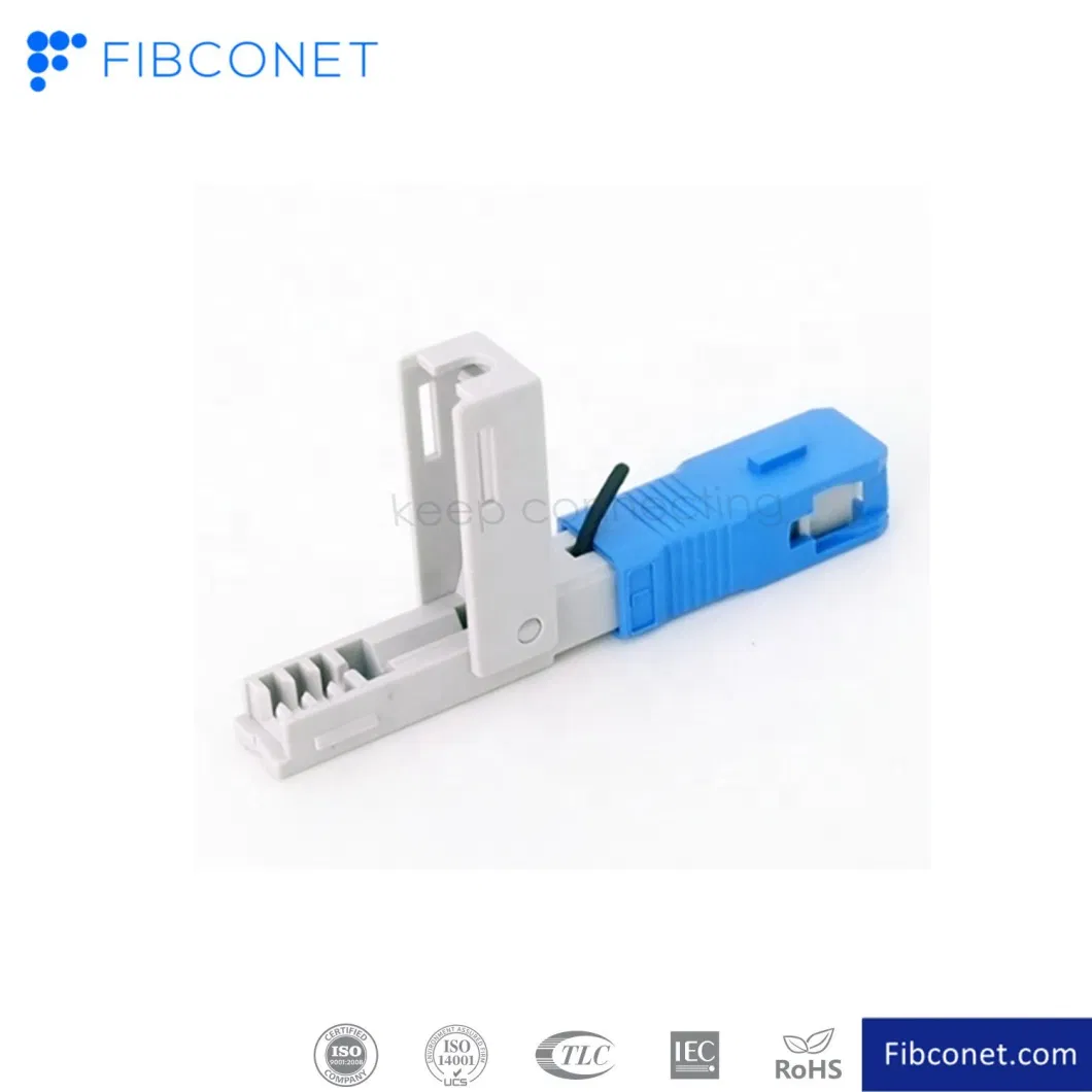 New Design Inner Shutter Fiber Optic Adapter with Sc/APC