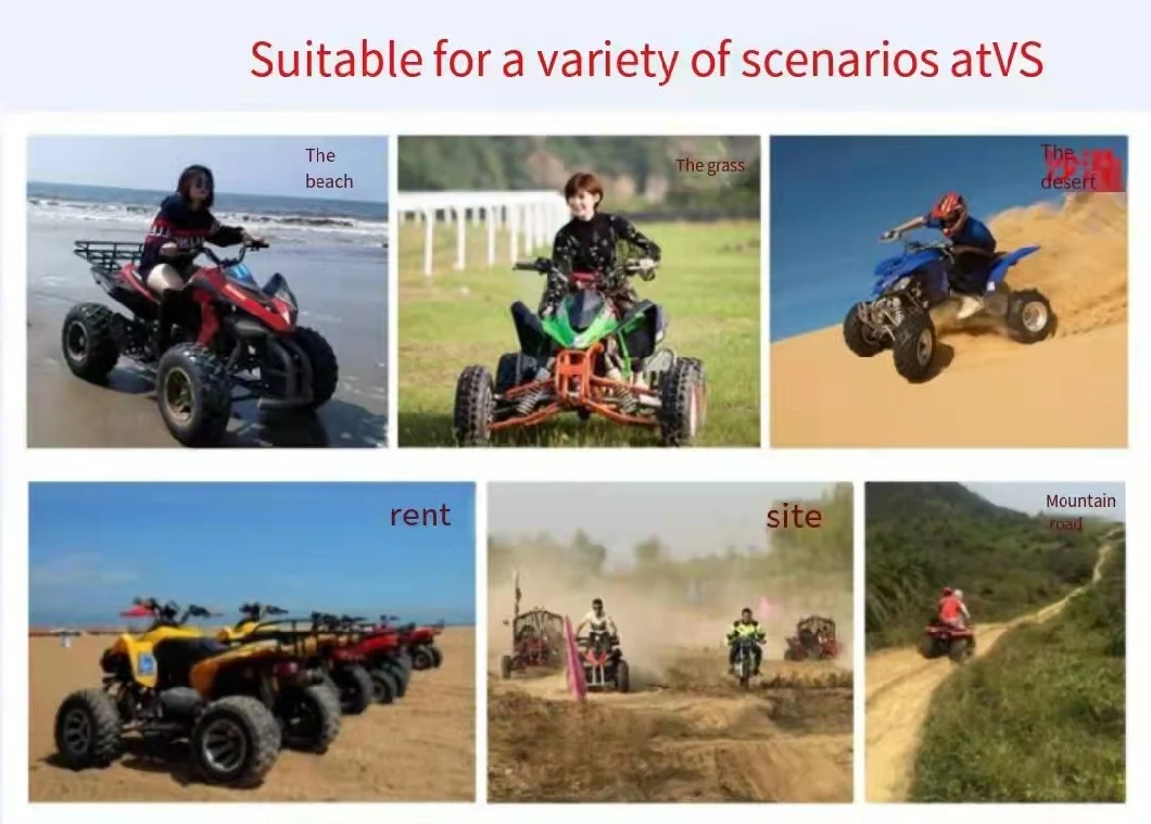 High Quality Electric ATV Newest 48V 60V 72V1200W Quad Bike Electric ATV for Adult