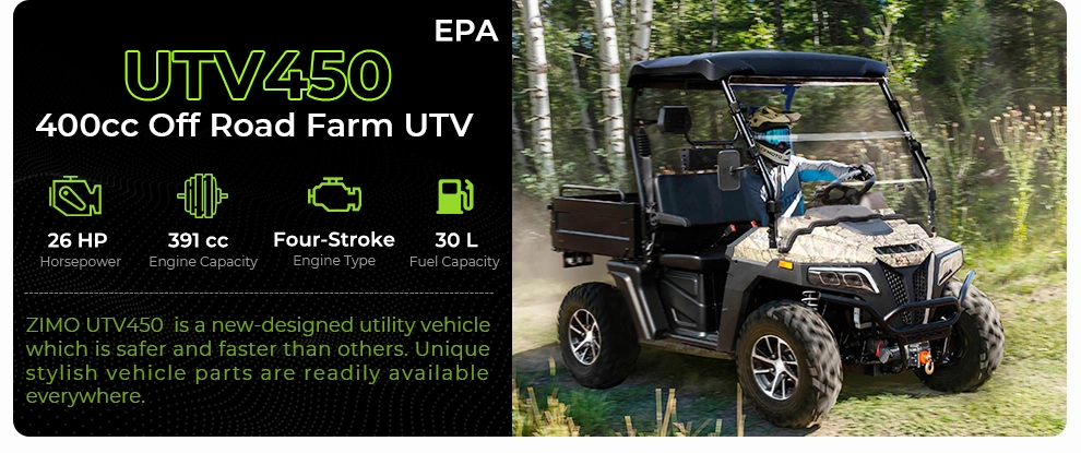 2024 New Electric Start Farm Vehicle Quad ATV