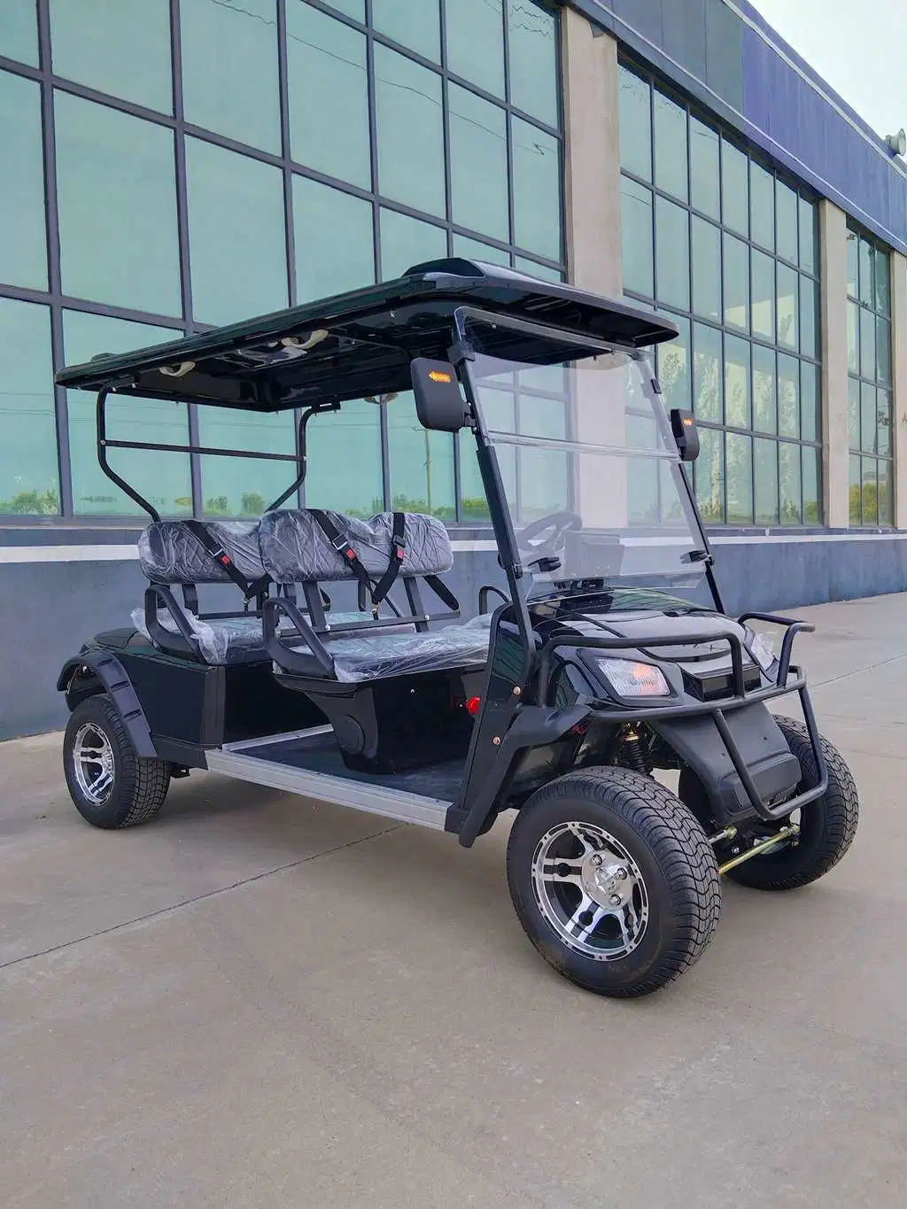 Sharefer 2+2seats 4 Seats off Road Electric Golf Cart Jeep Golf Kart 4 Passengers VW Golf Car 4 Seater ATV