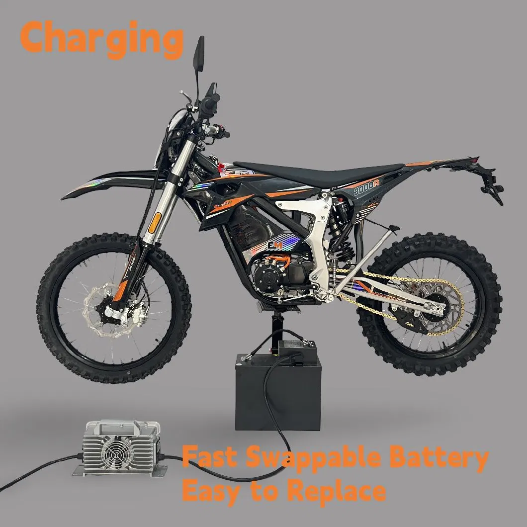 Adult Electric Motorcycle 12000W off Road Electric Motorbike Vehicle