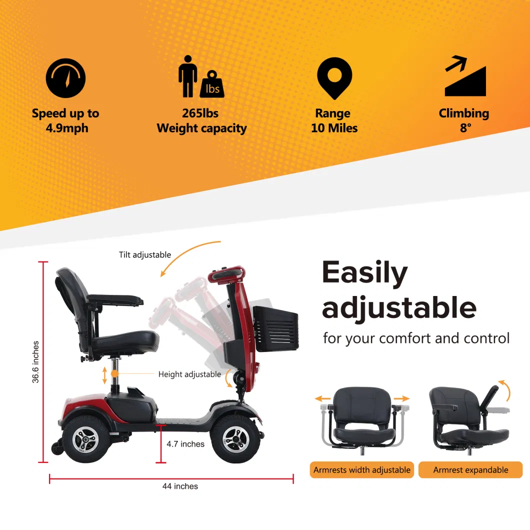 Factory Cu Conversion Kit EV 4 Four Wheel Vehicle Trike EEC Electric Bicycle for Elderly People