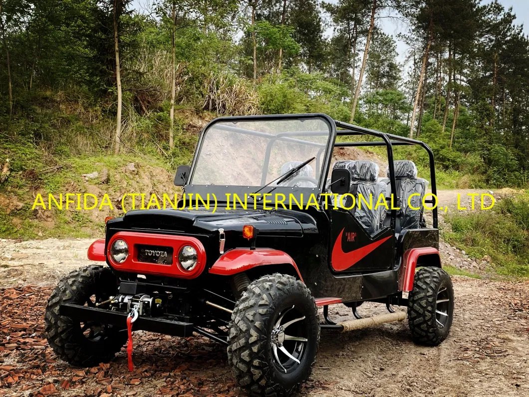 4wheels 4seater ATV with CE Certification Gasoline Mini Vehicle 320cc Quad ATV