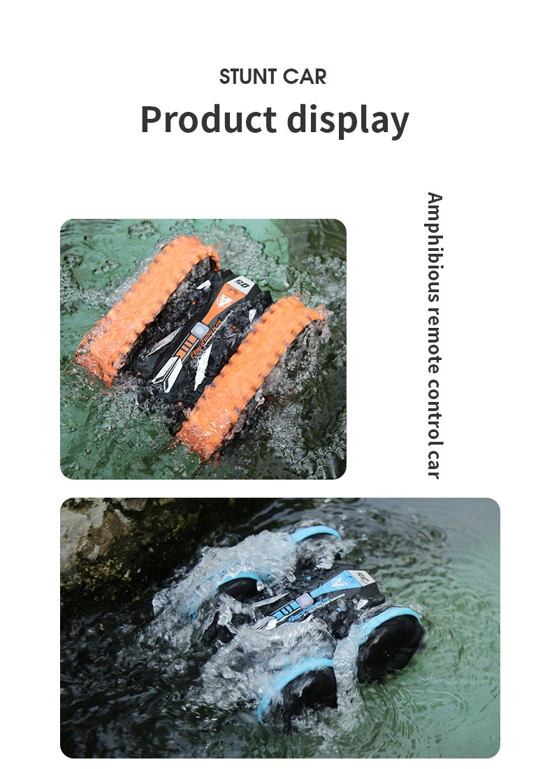 Tiktok 2.4G Amphibious Buggy All-Terrain Car Water Land RC Crawler Waterproof ATV RC Car Toy Amphibious Vehicles for Sale