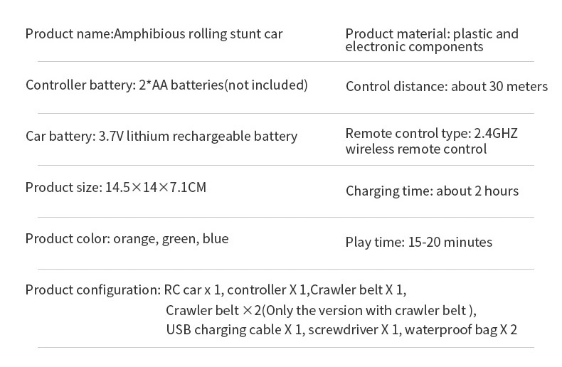 Tiktok 2.4G Amphibious Buggy All-Terrain Car Water Land RC Crawler Waterproof ATV RC Car Toy Amphibious Vehicles for Sale