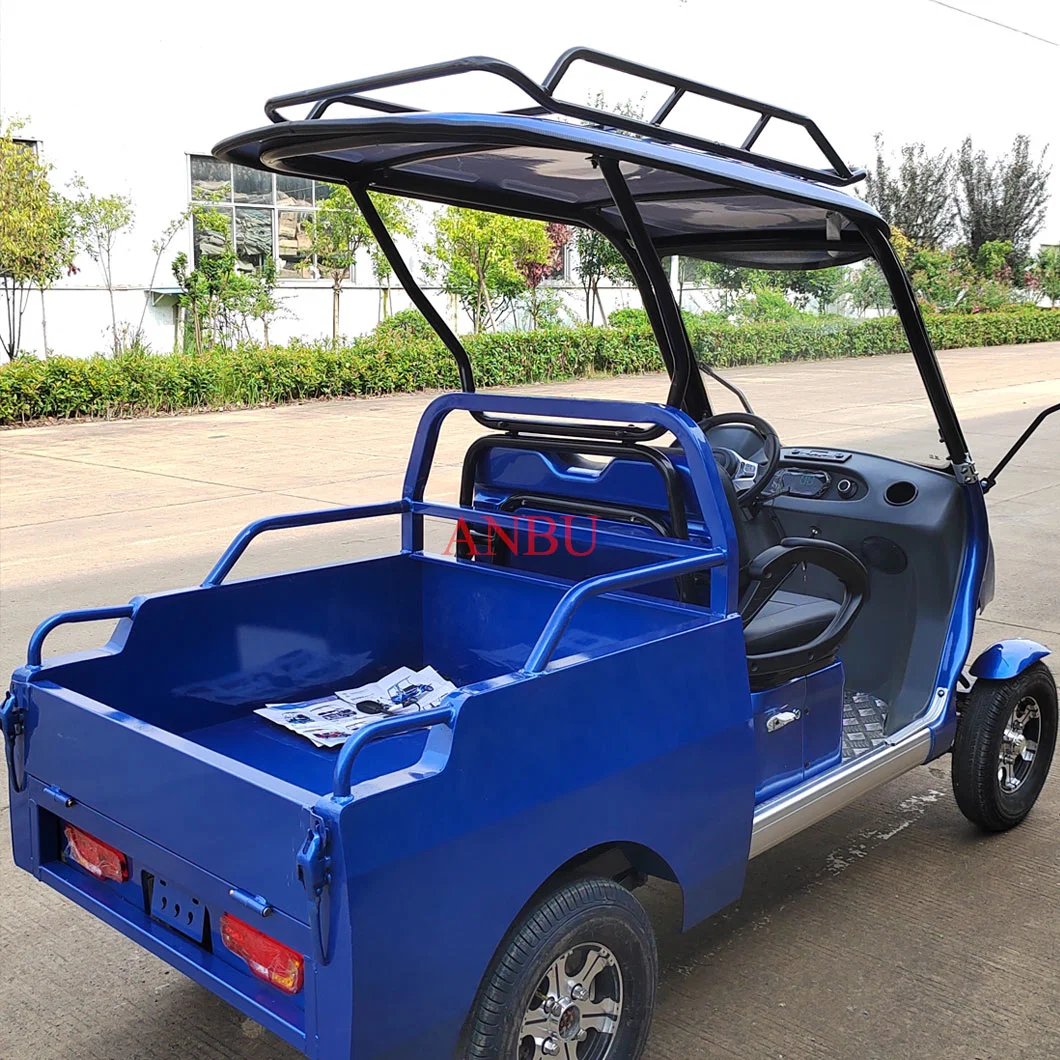 New Energy 2 Seater Electric Golf Cars Cargo Customized Motor Lead-Acid Battery