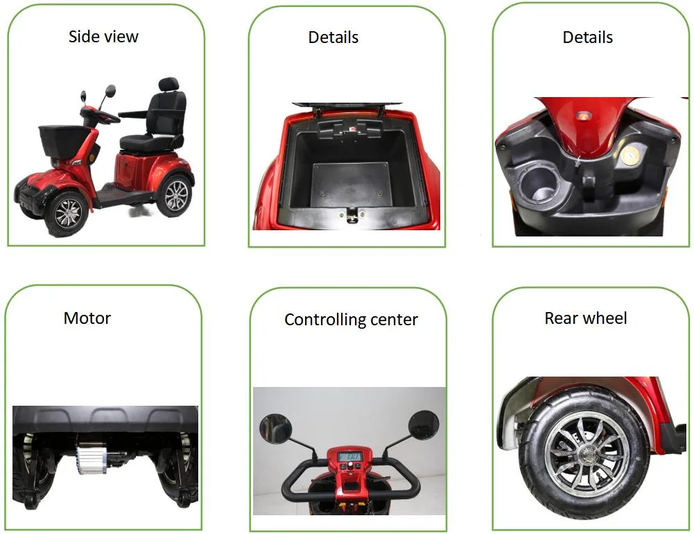 Four Wheels Electric Scooters Low Factory Price Quality Electric Tricycle E Bike for Sale