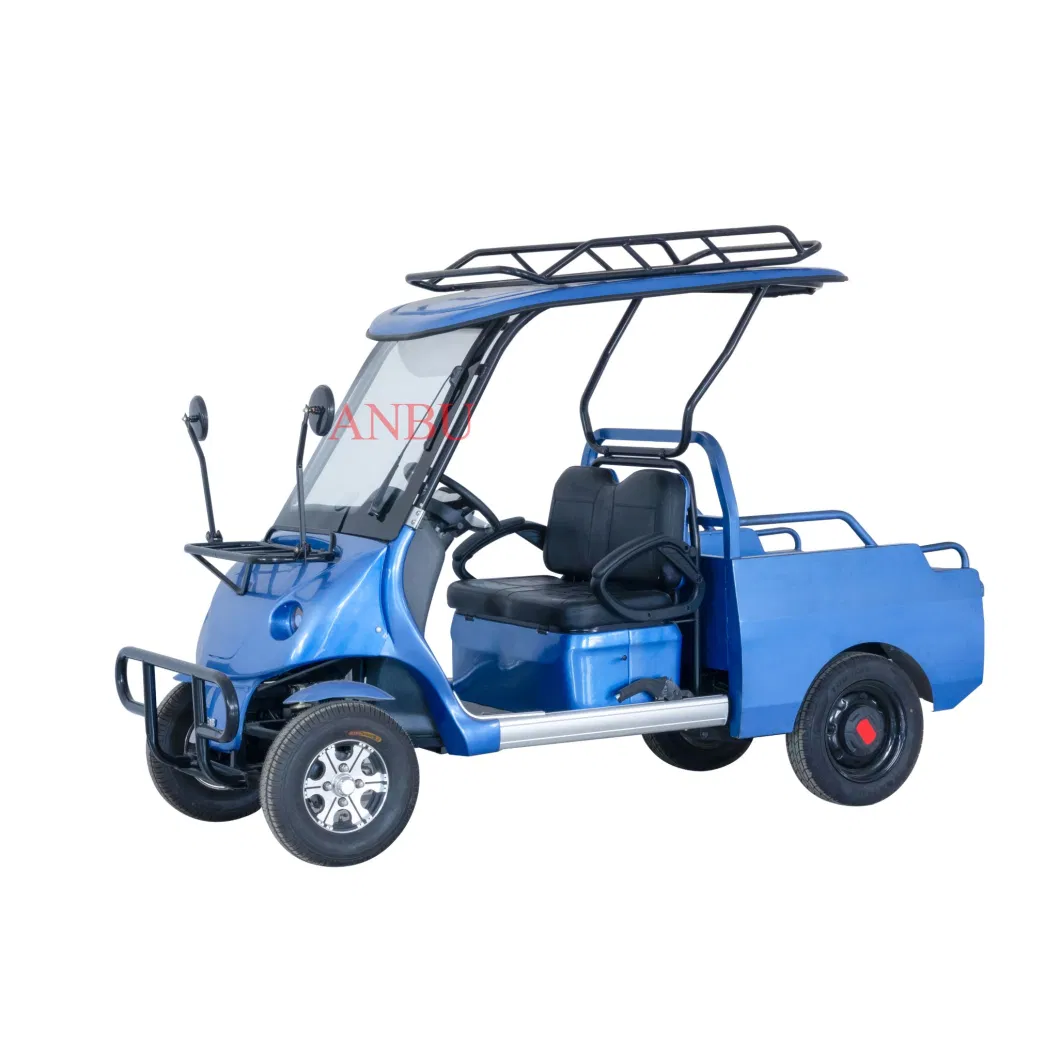 New Energy 2 Seater Electric Golf Cars Cargo Customized Motor Lead-Acid Battery