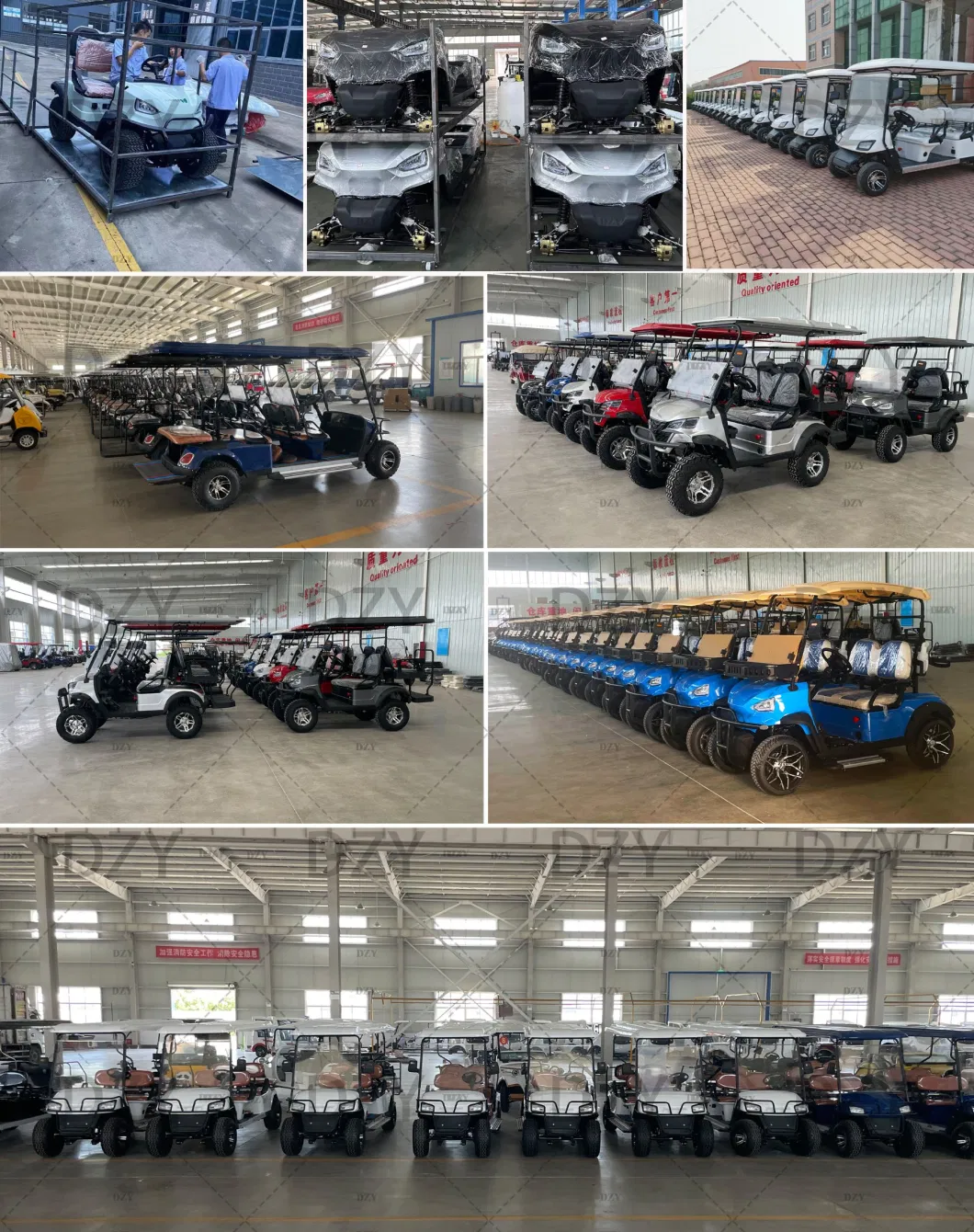 2+2 Electric Golf Cart, Electric Sightseeing Cart, All-Terrain off-Road Vehicle Battery-Powered Hunting Cart Factory Direct Sales Golf Cart