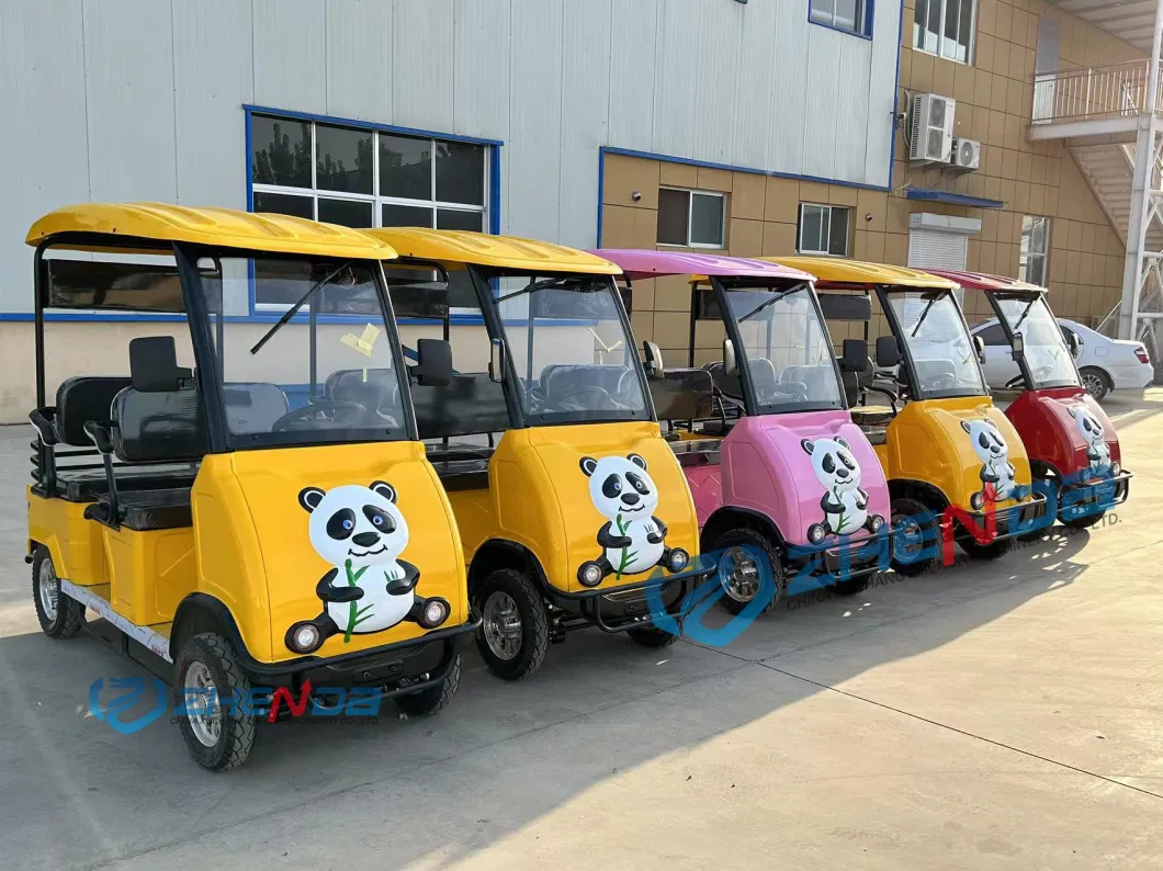 Electric Four-Wheeled off-Road Electric Vehicle Upgrades Electric Sightseeing Bus