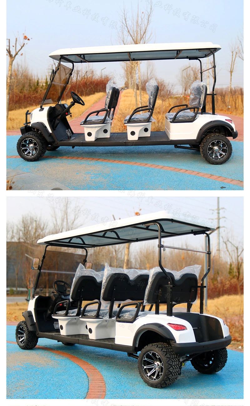 New 48V Elderly Low Speed Scooter Electric 4 Wheeled Golf Cart