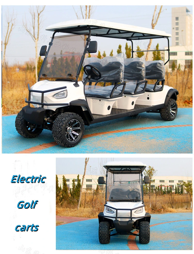 New 48V Elderly Low Speed Scooter Electric 4 Wheeled Golf Cart