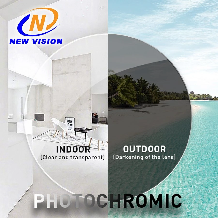 1.56 Photochromic Photogrey Ar Coating Optical Lens