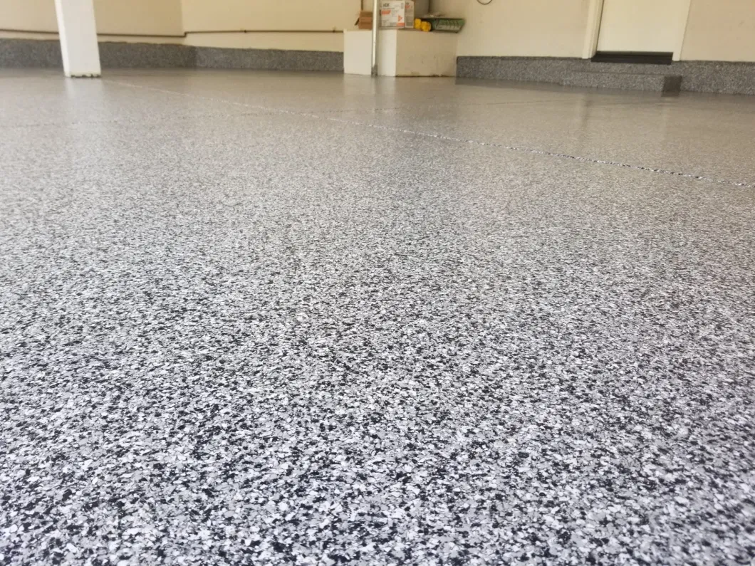 Bulk Decorative Epoxy Floor Coating Flakes White Black Gray Blue Flakes