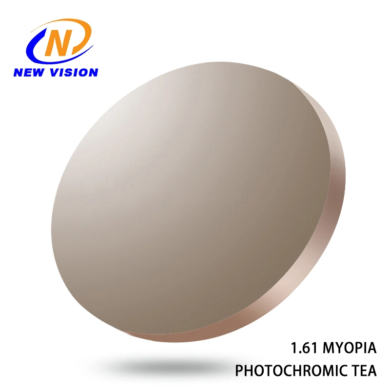 1.61 Ultra-Thin Mr-8 Photochromic Brown Anti-Reflective Optical Lens