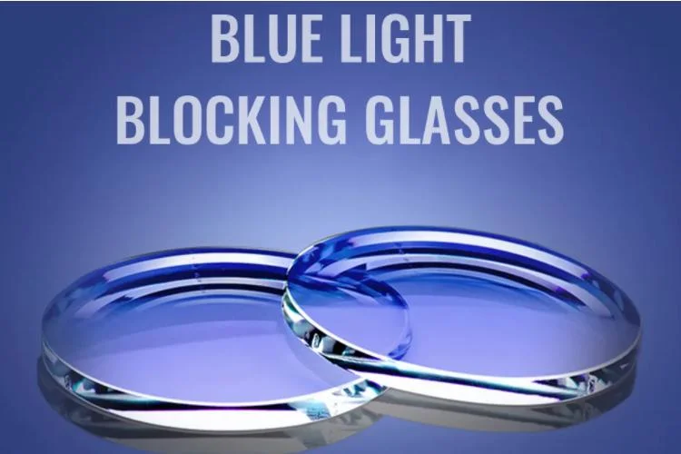 1.56 Cr39 Blue Cut Blue Coating Green Coating Asp Hmc Shmc Glasses Optical Lens