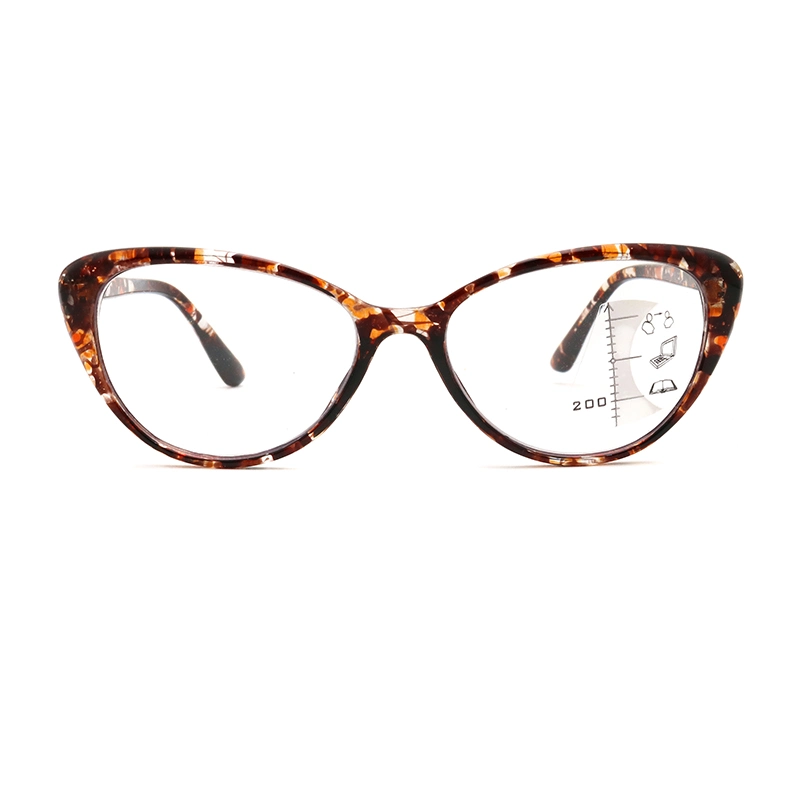 CE FDA Cat Eye Women Progressive Reading Glasses