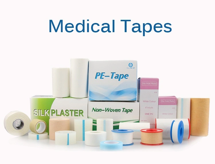 Medical Adhesive Roll Zinc Oxide PE Silk Non-woven paper Raw Material Jumbo Roll Manufacturer