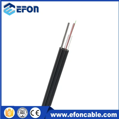  FTTH Drop Cable 2cores 4cores Patch Cord Cable LSZH Flame Retardant Sheath Optical Cable Fiber GJXFH