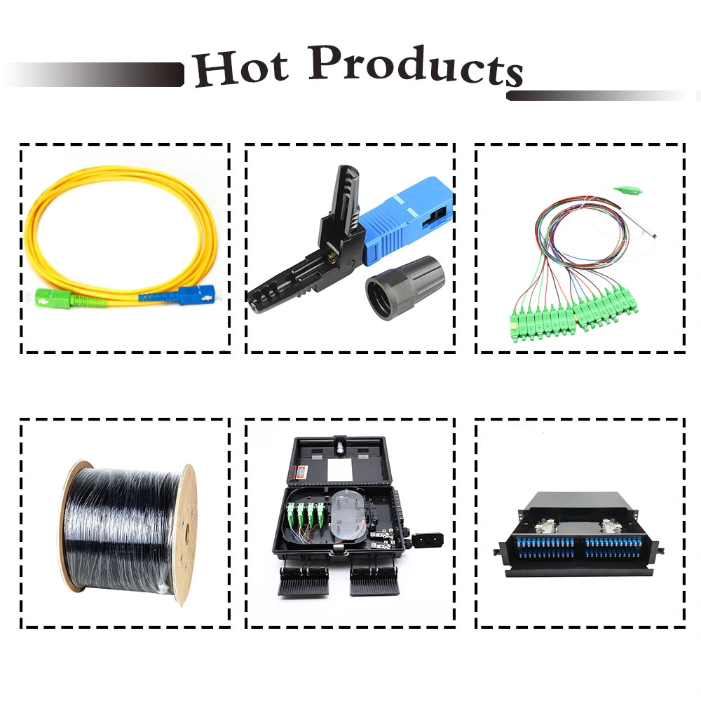 Fiber to Home 8 Cores Insertion Card Type FTTH Fiber Optic Distribution Box Splitter Termination Box