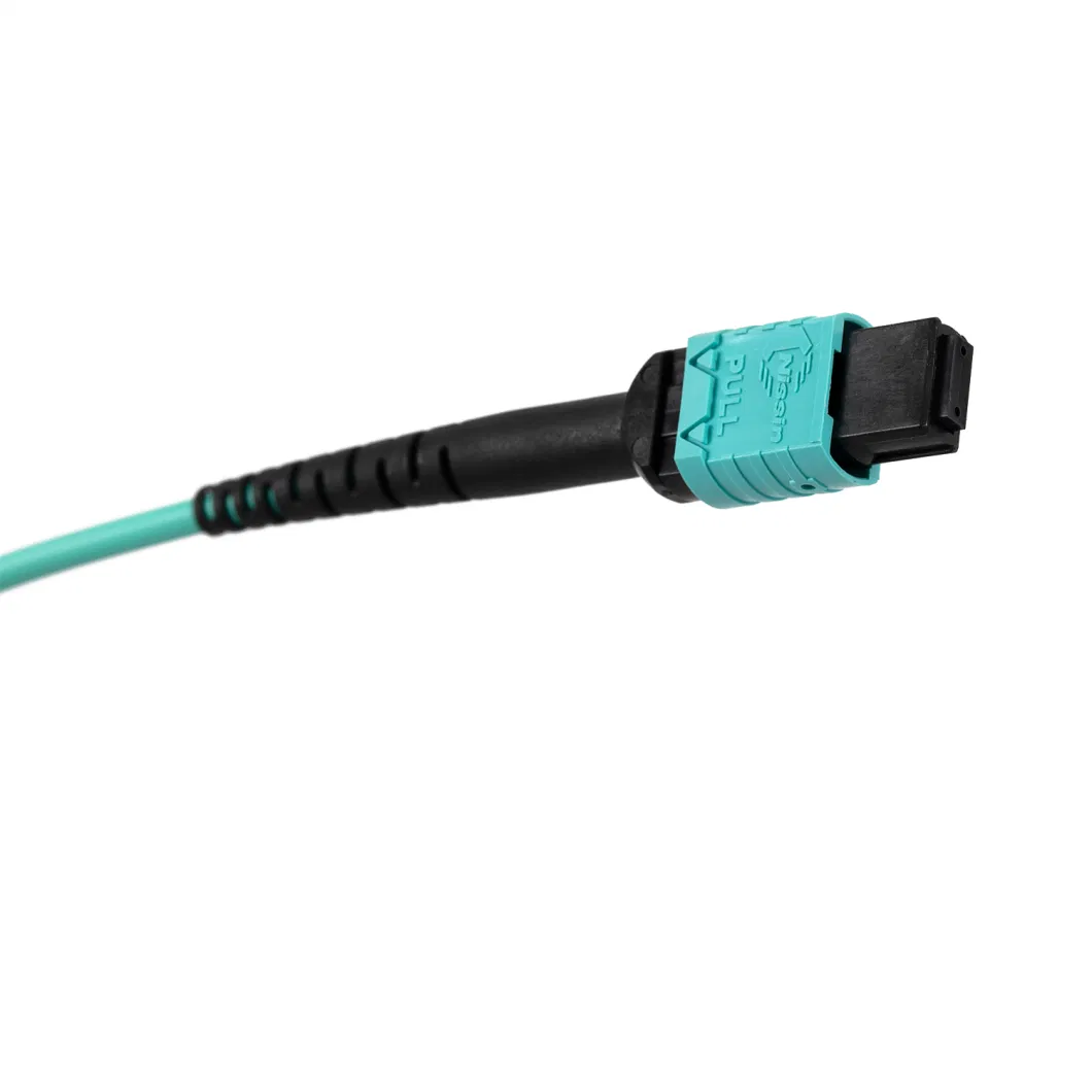 MTP/MPO Female/Male Om3 Om4 Cable MPO Fiber Optic Patch Cord