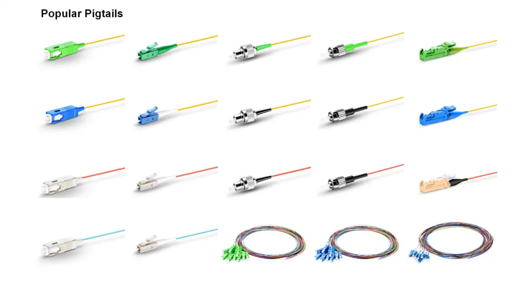 LC Upc Simplex Om4 Multimode PVC (OFNR) 0.9mm Fiber Optic Pigtail