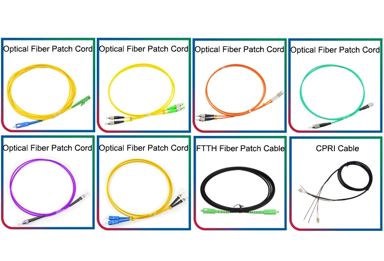 Surelink 20years Factory Singlemode Multimode Om2 Om3 Sxc Simplex Cable FTTH Patch Cable Pigtail Fiber Optic Patch Cord Fibre Jumper Cable