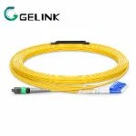 8/12/16/24/72/144fiber Sm/Om3/Om4 Qsfp 40g MPO MTP to 10g LC/Sc Breakout Cable Fiber Optic Patch Cord