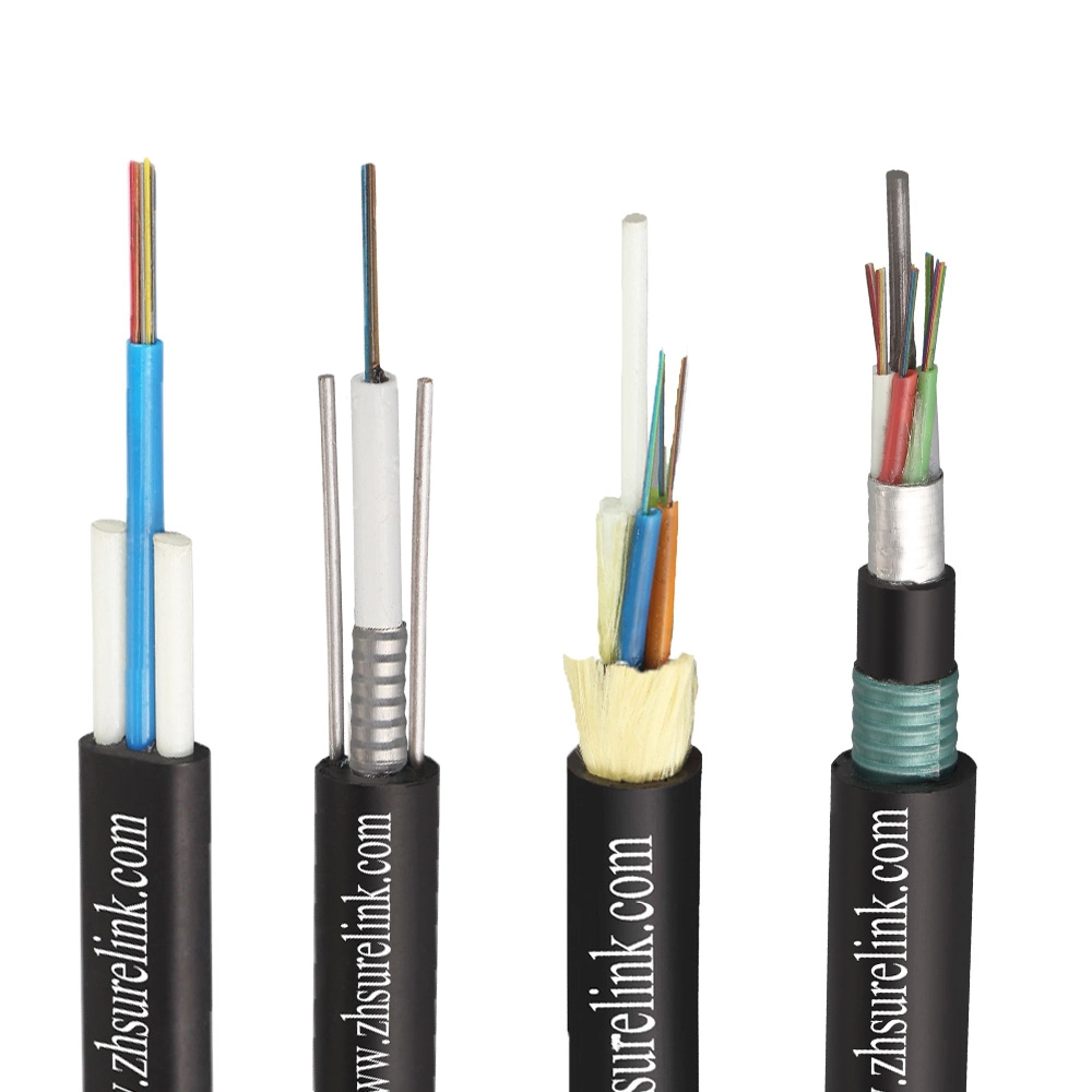 80m 100m 120m 200m Span Fiber ADSS Optical Single Jacket ADSS Aramid Yarn Cable Optic Fibre Cable ADSS