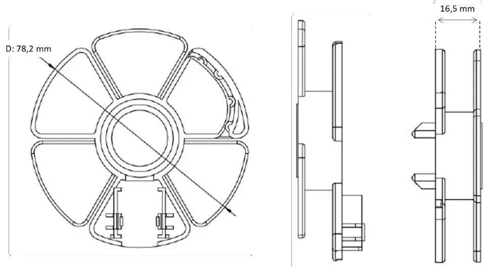 FTTH Fiber Solution LC Socket Indoor Wall Outlets Rosette Box