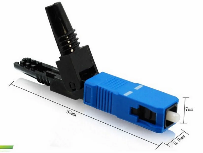 Fiber Optic Fast Connector Sc LC Upc APC Field Assembly Sc/APC Fiber Optic Quick Connector