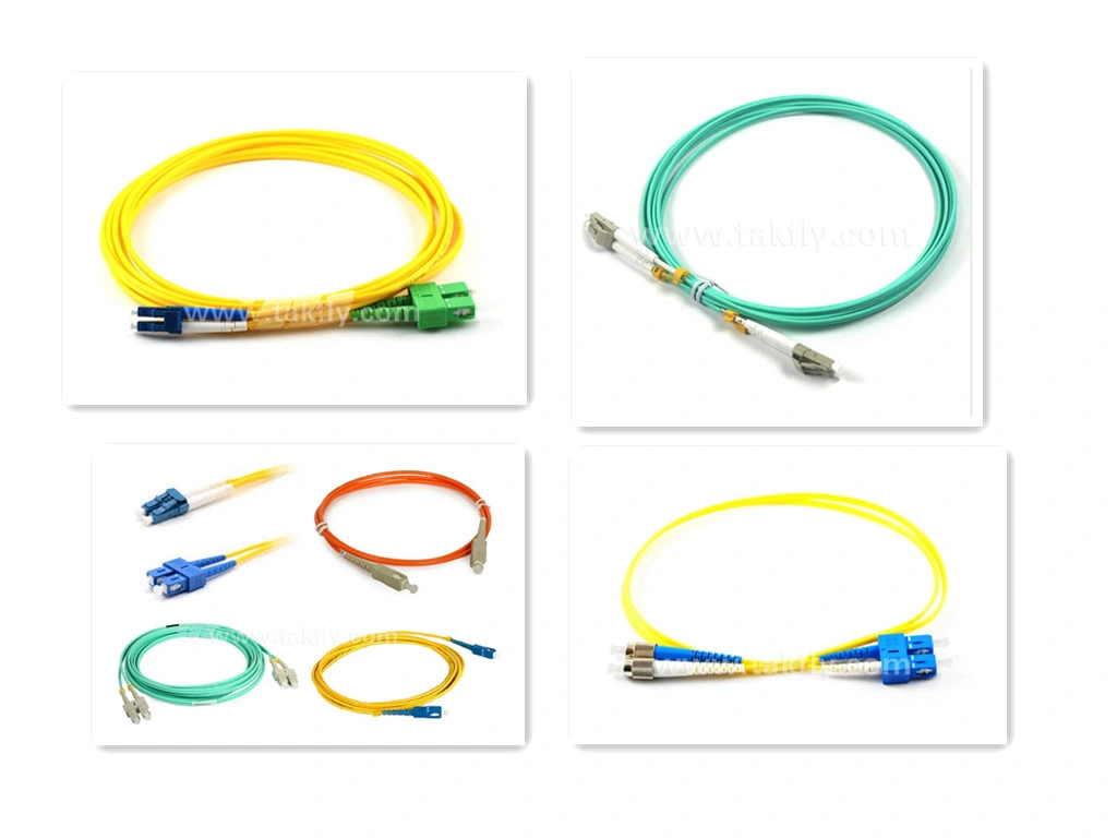 PC/Upc/APC Sc/LC/FC/St/Mu/MTRJ/E2000 Simplex Duplex Singlemode Multimode Fiber Optic Patch Cord