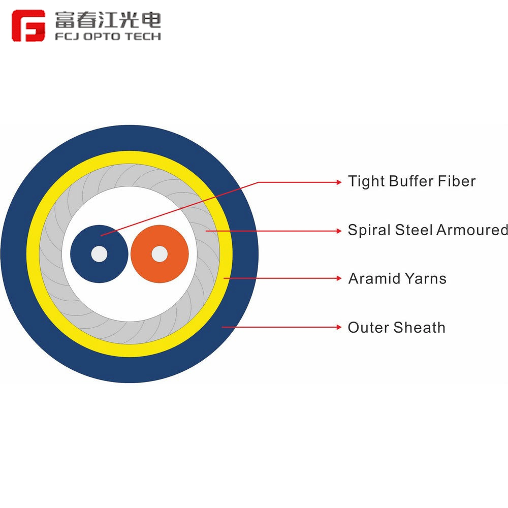 Backbone Network Tight Buffered Fiber Optical Jumper Cable Tight Buffer Fiber Gjsfjv